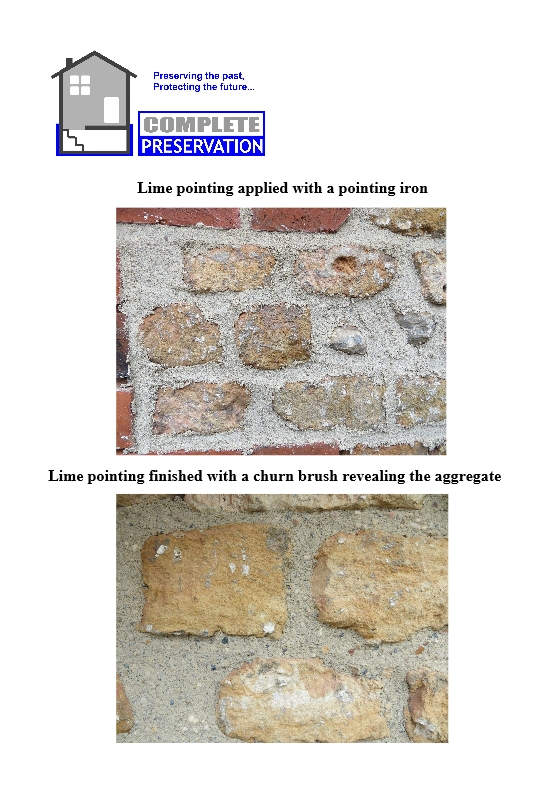 lime pointing churn brush