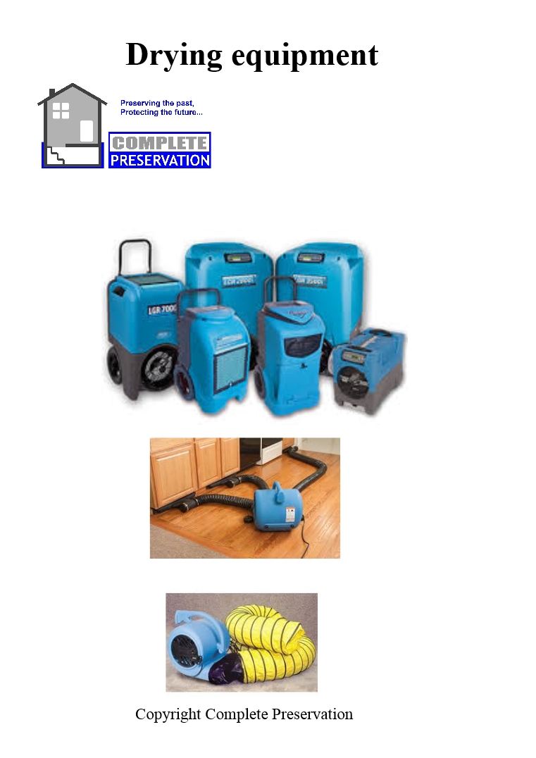 DRYING EQUIPMENT 