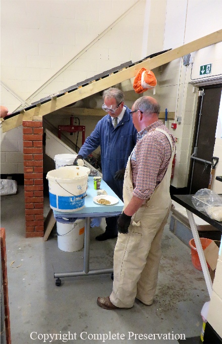 DOUGLAS KENT AND ANTHONY GOODE MAKING A HOT MIX