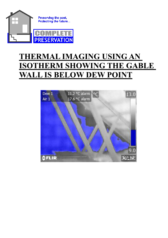 GABLE WALL BELOW DEW POINT